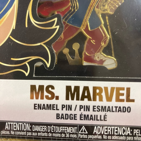 Funco Pop enamel pin Ms Marvel - Picture 6 of 6